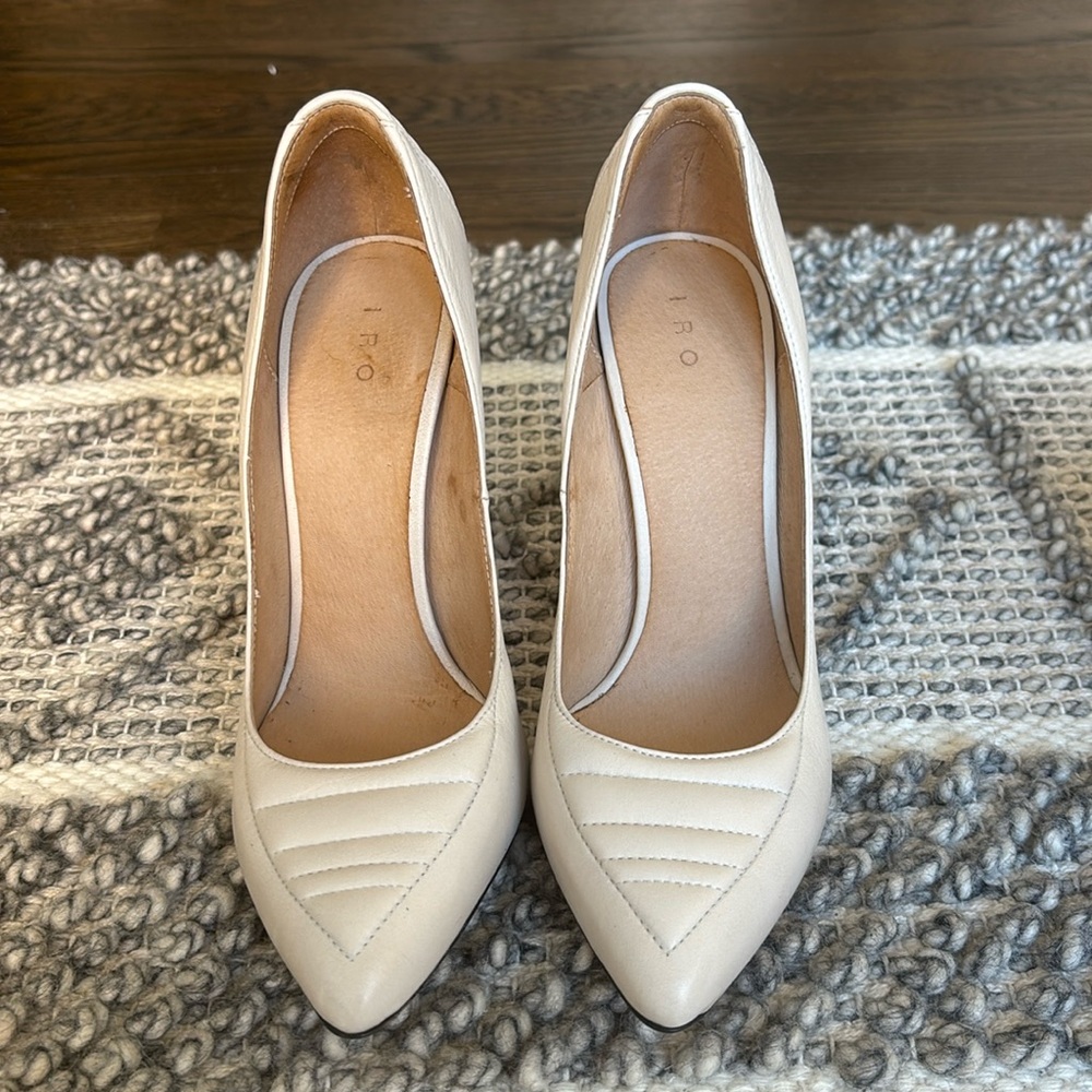 IRO Kristy pumps in ecru, size 39